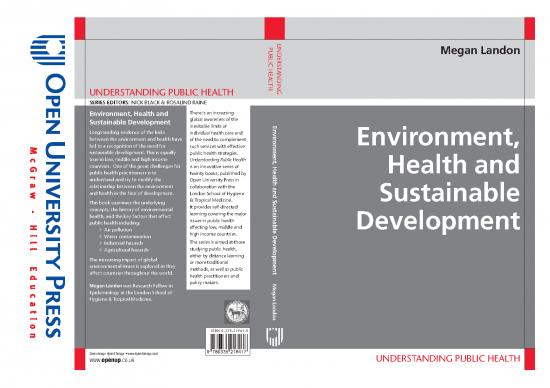 picture1_The Environment Pdf 50071 | Environment Health And Sustainable Development Understanding Public Health
