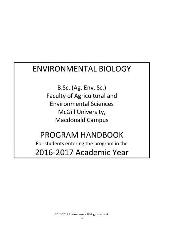 picture1_The Environment Pdf 50909 | Environmental Biology Handbook 2016 2017 V1