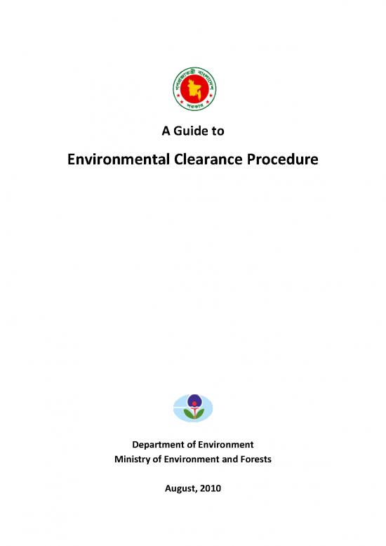 picture Application Format Pdf 49613 | Environmental Clearance Procedure