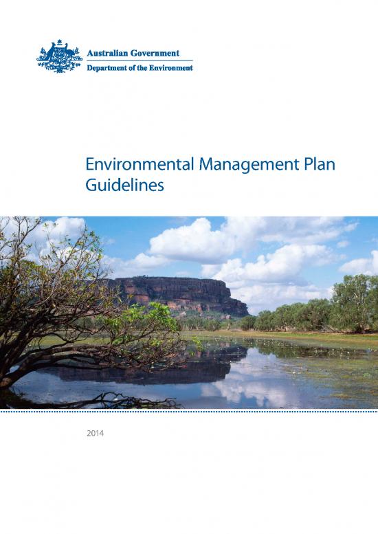 Environmental Management Act Pdf 50517 | Environmental Management Plan ...