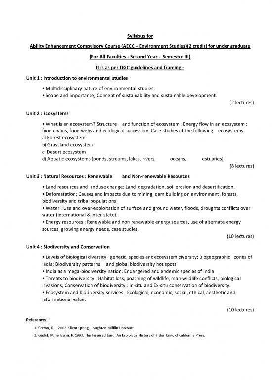 picture The Environment Pdf 50925 | Environmental Studies Syllabus   For All Faculties 2019pattern