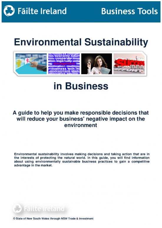 picture_The Environment Pdf 50687 | Environmental Sustainability In Business Bt Esb C9 0913 4