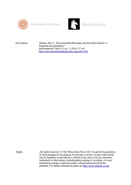 picture The Environment Pdf 50630 | Ev 14n1 Minteer Ben A