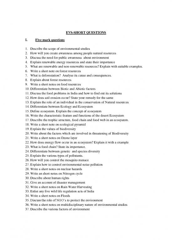 picture1_The Environment Pdf 50530 | Evs Short Question20 02 2020