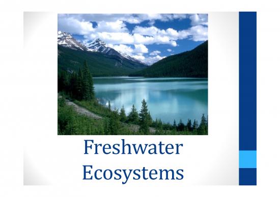 picture_Types Of Aquatic Ecosystem Pdf 50890 | Freshwater Ecosystems Notes 13