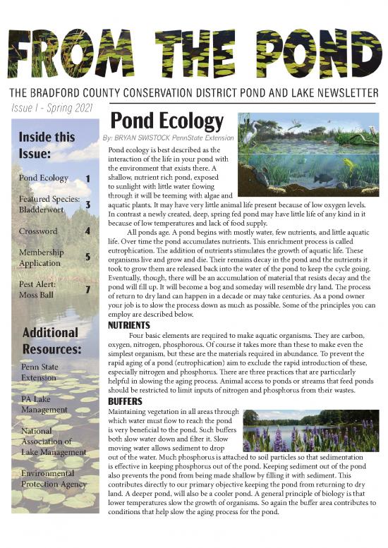 picture_The Environment Pdf 50412 | Fromthepond Newsletter Spring2021