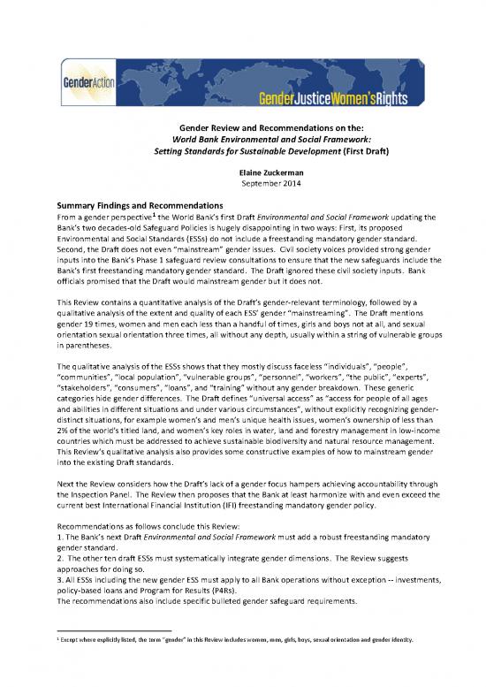 picture_Environmental Development Pdf 49746 | Ga Gender Analysis Of World Bank July2014 Safeguard Draft