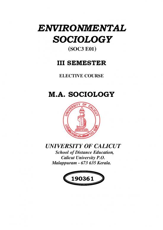 picture The Environment Pdf 50172 | Iii Sem Environmental Sociology