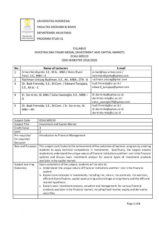 picture_Investment And Capital Market