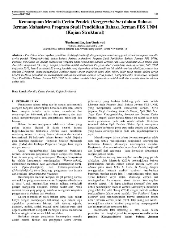 picture_Pendidikan Pdf 51695 | Kemampuan Menulis Cerita Pendek (kurzgeschichte) Dalam Bahasa Jerman Mahasiswa Program Studi Pendidikan Bahasa Jerman Fbs Unm (kajian Struktural)