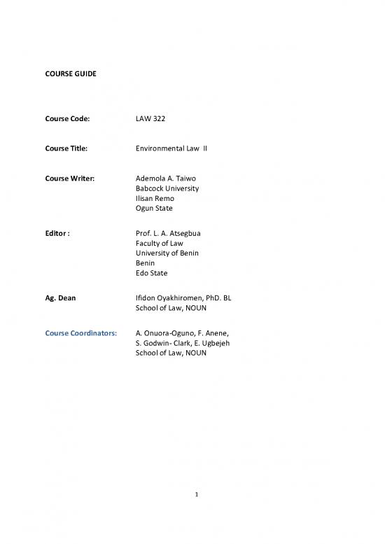 picture1_The Environment Pdf 49987 | Law 322 Environmental Law Ii
