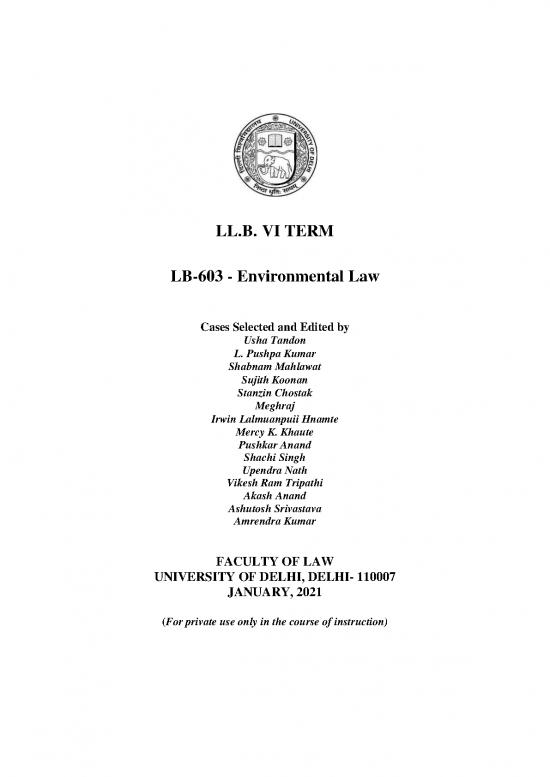 picture The Environment Pdf 49847 | Lb 603 Environmental Law 2021