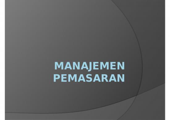 picture Powerpoint Manajemen Pemasaran 51799 | Manajemen Pemasaran