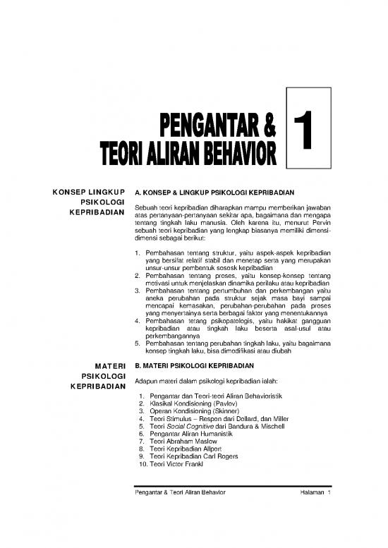 picture1_Psikologi Pdf 51625 | Materi 01  Pengantardan Teoribehavior