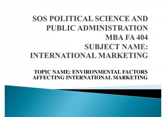 picture Environmental Marketing Pdf 50849 | Mba Fa Iv Sem 404 Environmental Factors Affecting International Marketing Converted