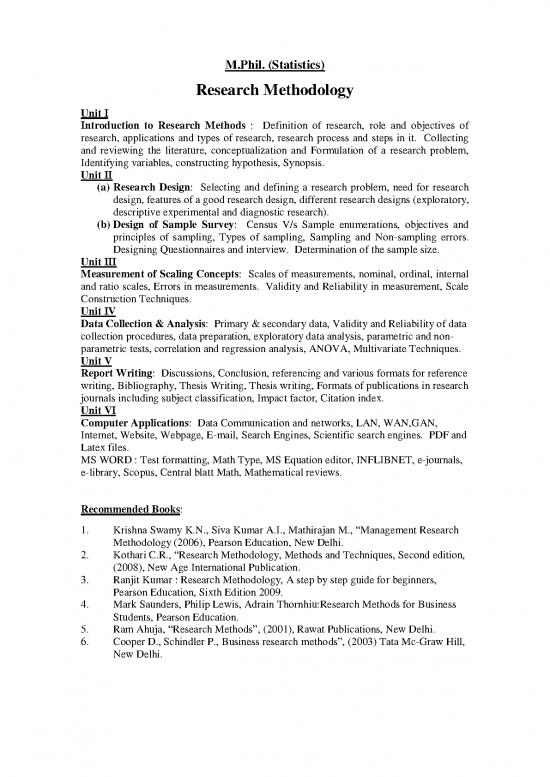 picture1_Research Methodology Pdf 51137 | Mphil Stats Research Methodology Part1