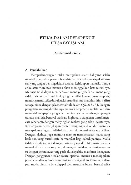 picture Filsafat Pdf 51215 | Muhammad Taufik   Etika Perspekrtif Antologi