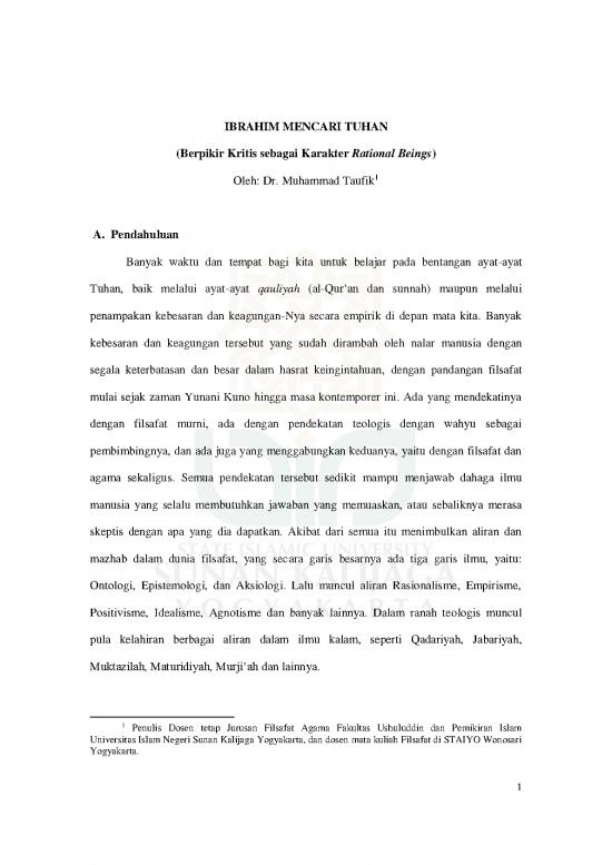 picture1_Filsafat Ilmu Pdf 51216 | Muhammad Taufik   Ibrahim Mencari Tuhan