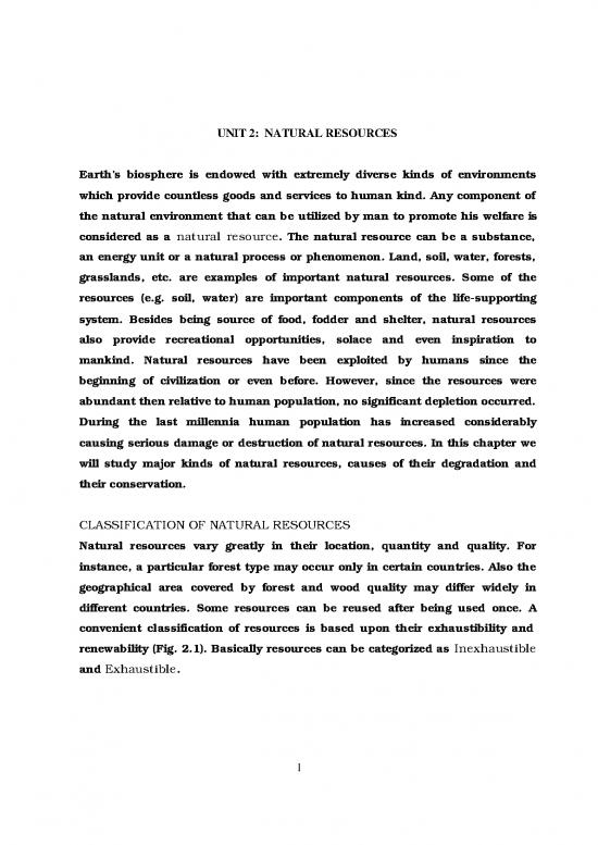 picture The Environment Pdf 50850 | Natural Resources