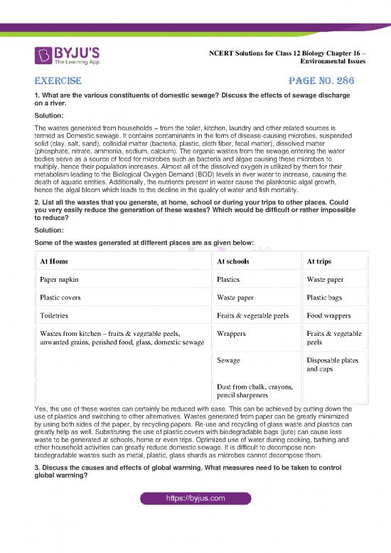 picture Environmental Issues Ncert Pdf 49504 | Ncert Solutions Feb2021 For Class 12 Biology Chapter 16