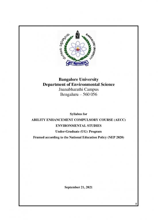 picture Environmental Science Pdf 49672 | Nep Syllabus Aecc Env Studies 16102021