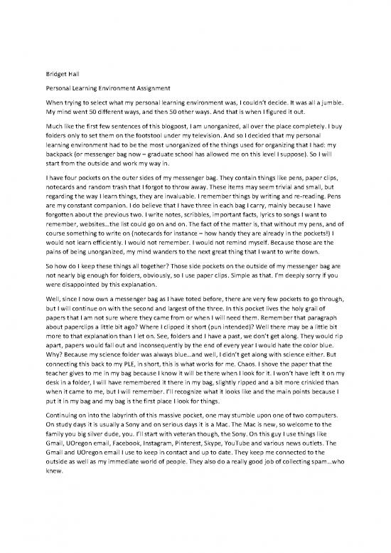 picture The Environment Pdf 49452 | Personal Learning Environment Assignment 2evb8f4