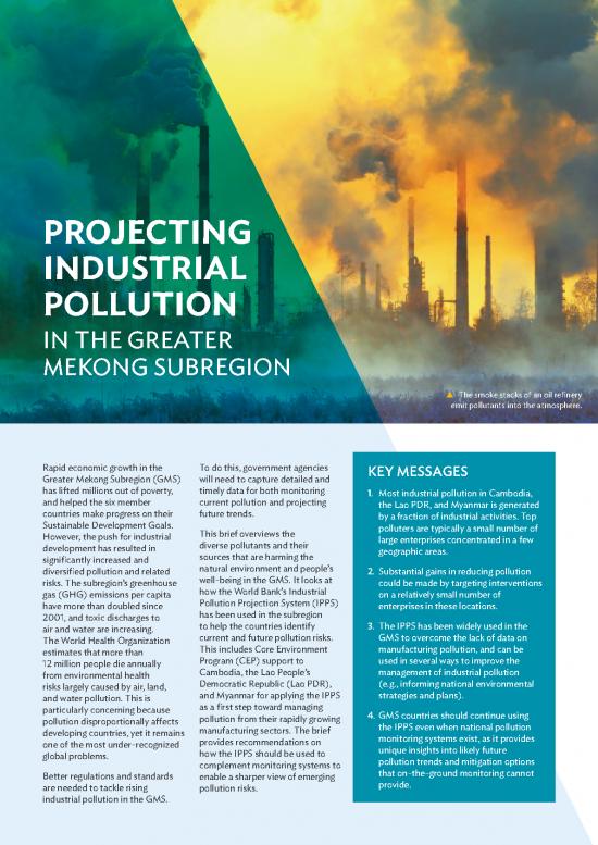 picture1_The Environment Pdf 50356 | Projecting Industrial Pollution Gms
