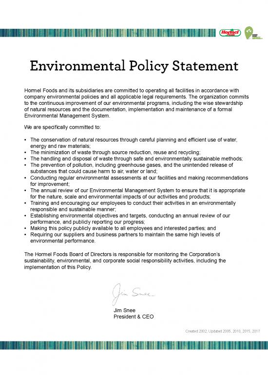 picture1_Company Environmental Policy Pdf 50744 | Responsibility Enviornmental Policy Statement 17
