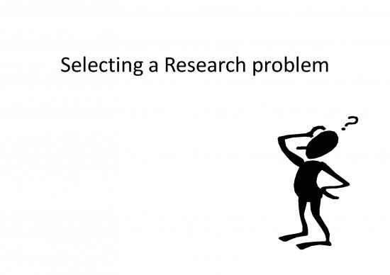 picture_Research Pdf 51133 | Selecting A Research Problem