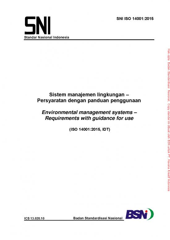 picture_Environmental Management Pdf 49940 | Sni Iso 14001 2015 Sistem Manajemen Lingkungan – Persyaratan Dengan Panduan Penggunaan