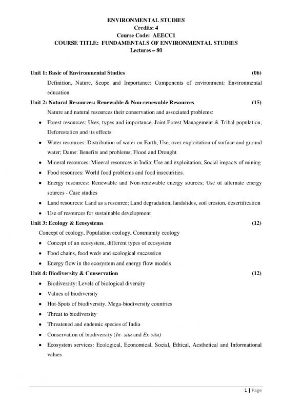 picture Types Of Environmental Degradation Pdf 50437 | Syllabus Envstd 2017 2018