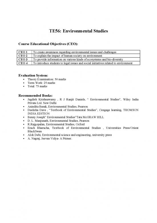 4 Erach Bharucha Environmental Studies Pdf Files | Download Free ...