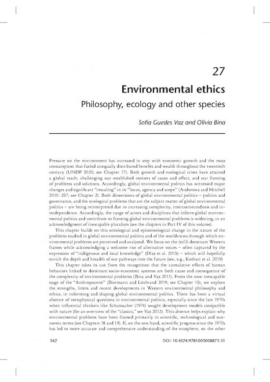 picture The Environment Pdf 50092 | Vaz Bina Environmental Ethics Chapter Proofs