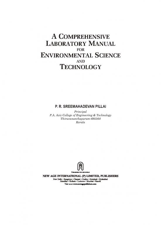 Environmental Science Pdf 50070 A Comprehensive Laboratory Manual For