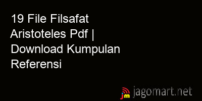 picture 19 File Filsafat Aristoteles Pdf | Download Kumpulan Referensi