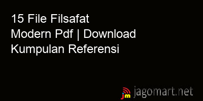 picture 15 File Filsafat Modern Pdf | Download Kumpulan Referensi