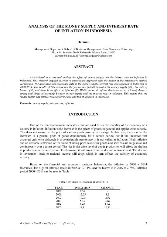 picture Research Pdf 52494 | 164840 En Analysis Of The Money Supply And Interes