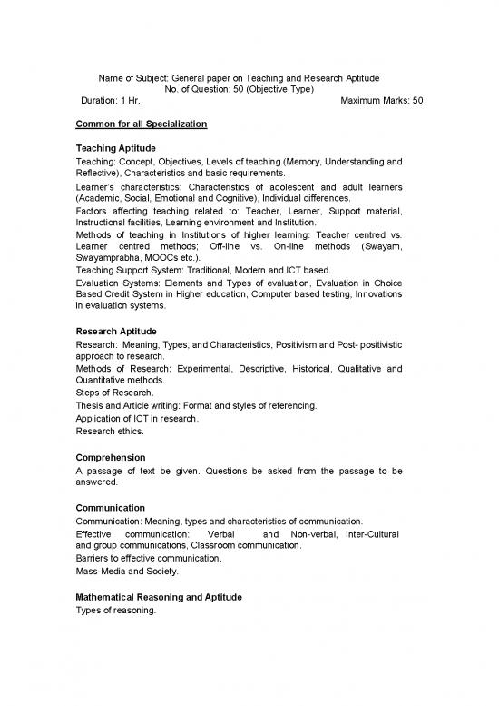 picture1_Research Pdf 52955 | 1 Teaching Research Methodology Dat 2021 Syllabus For P Entrance Examination