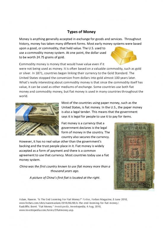 picture1_Money Pdf 52319 | 3 Rfi Fiat Money And Commodity Money