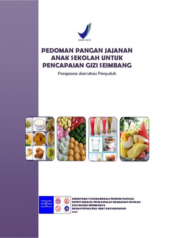 picture Gizi Pdf 53555 | Buku Pedoman Pjas Untuk Pencapaian Gizi Seimbang  Pengawas Dan Atau Penyuluh