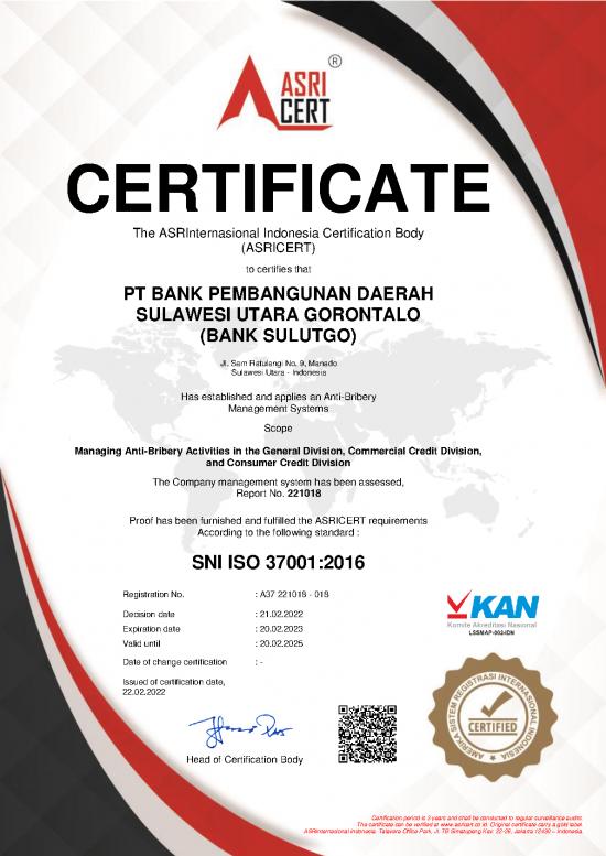 picture_Iso 37001 Pdf 54018 | Cert A3 37001 Pt Bank Sulutgo Ca