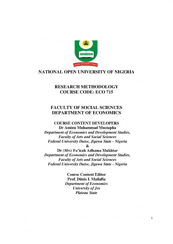 picture Research Methodology Pdf 52610 | Eco715 Research Methodology