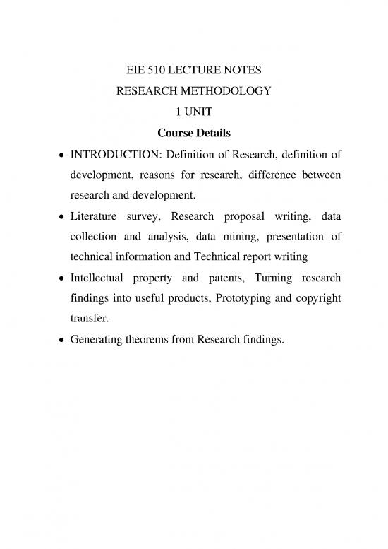 picture1_Research Methodology Pdf 52721 | Eie 510 Lecture Notes First