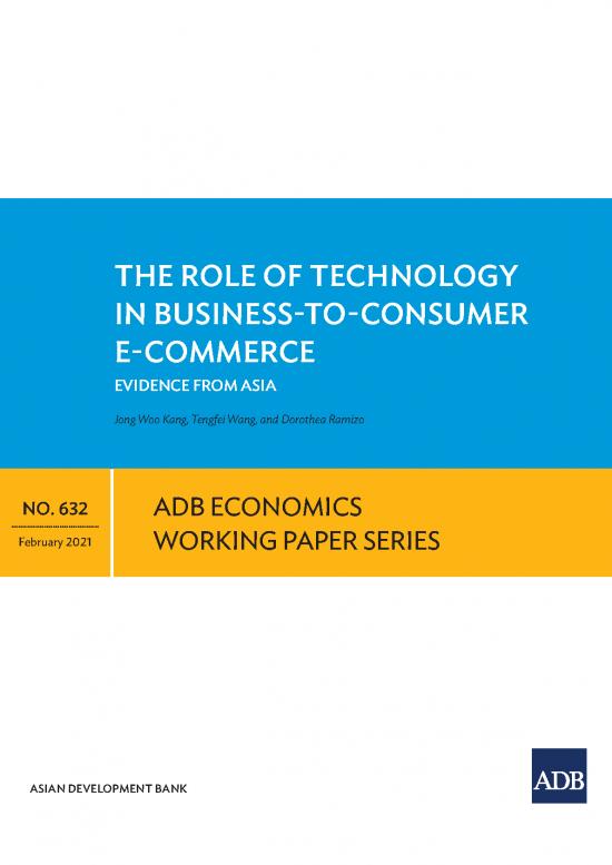 picture Commerce Pdf 53271 | Ewp 632 Technology Adoption B2c E Commerce Asia
