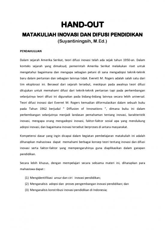 picture_Teori Difusi Inovasi Pdf 54422 | Hand Out Mata Kuliah Inovasi Dan Difusi Pendidikan
