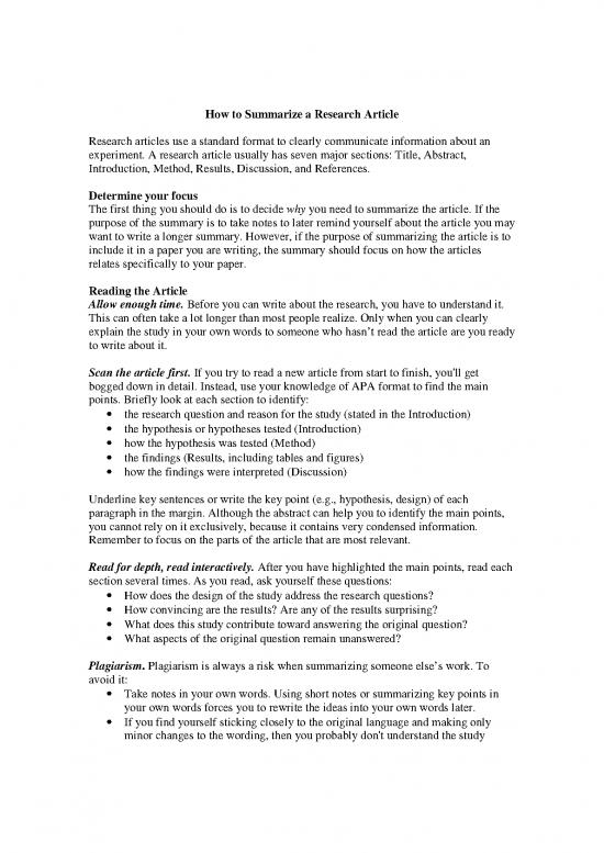 picture1_Research Pdf 53242 | How To Summarize A Research Article1