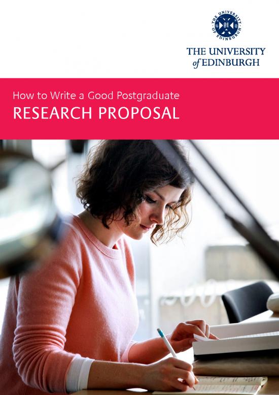 how to write postgraduate research proposal