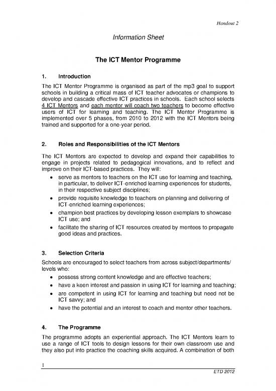 picture_Building Pdf 52049 | Information Sheet On The Ict Mentor Programme 2012