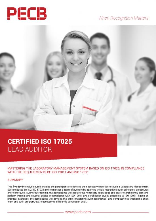 picture Iso 17025 Pdf 54004 | Iso 17025 Lead Auditor 4p