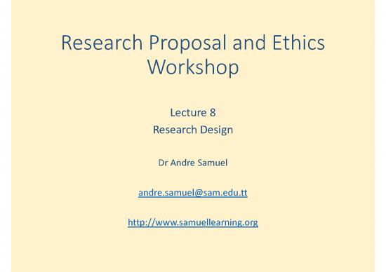 picture Sample Of Research Proposal Pdf 52975 | Lecture 8 Researchdesign